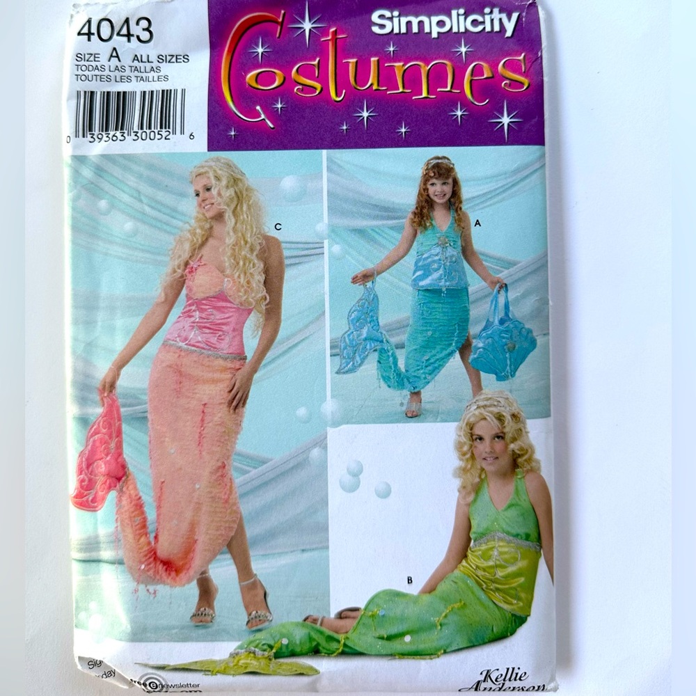 Simplicity 4043 mermaid costume